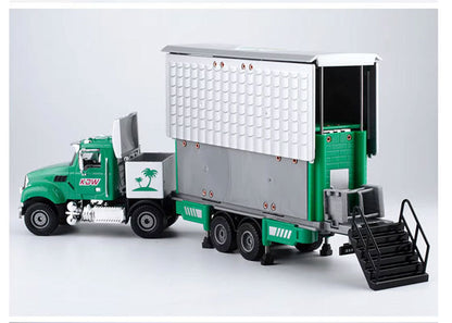 Miniatura Caminhão-Casa Transformável KDW (Die-cast)