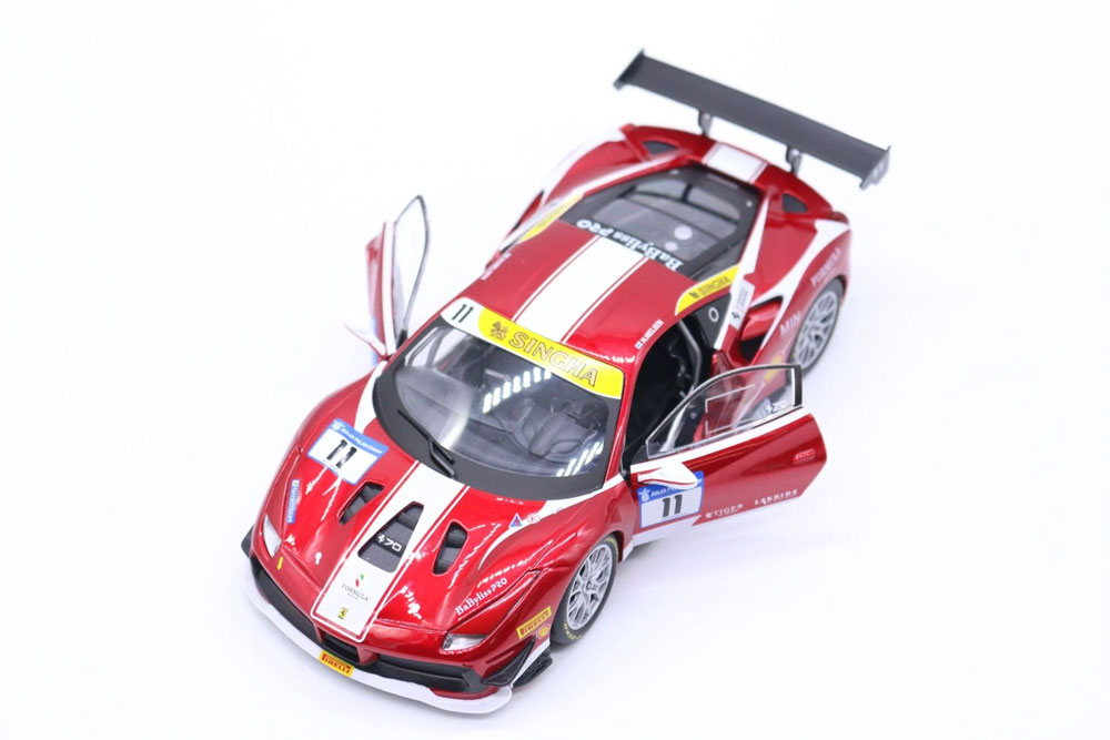 Ferrari 488 Challenge 1:24 Vermelha