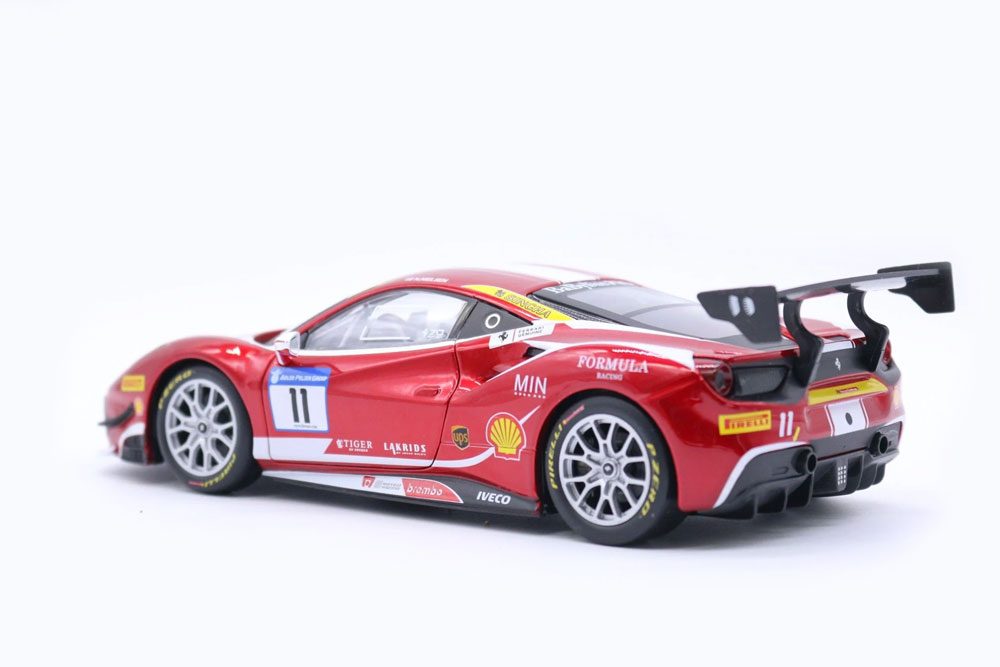 Ferrari 488 Challenge 1:24 Vermelha