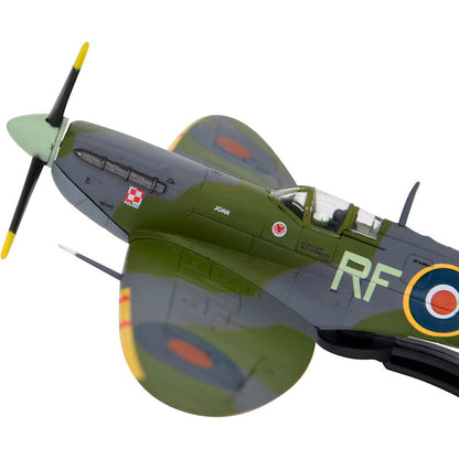 Spitfire Supermarine Britânico (Escala 1:72) em Metal