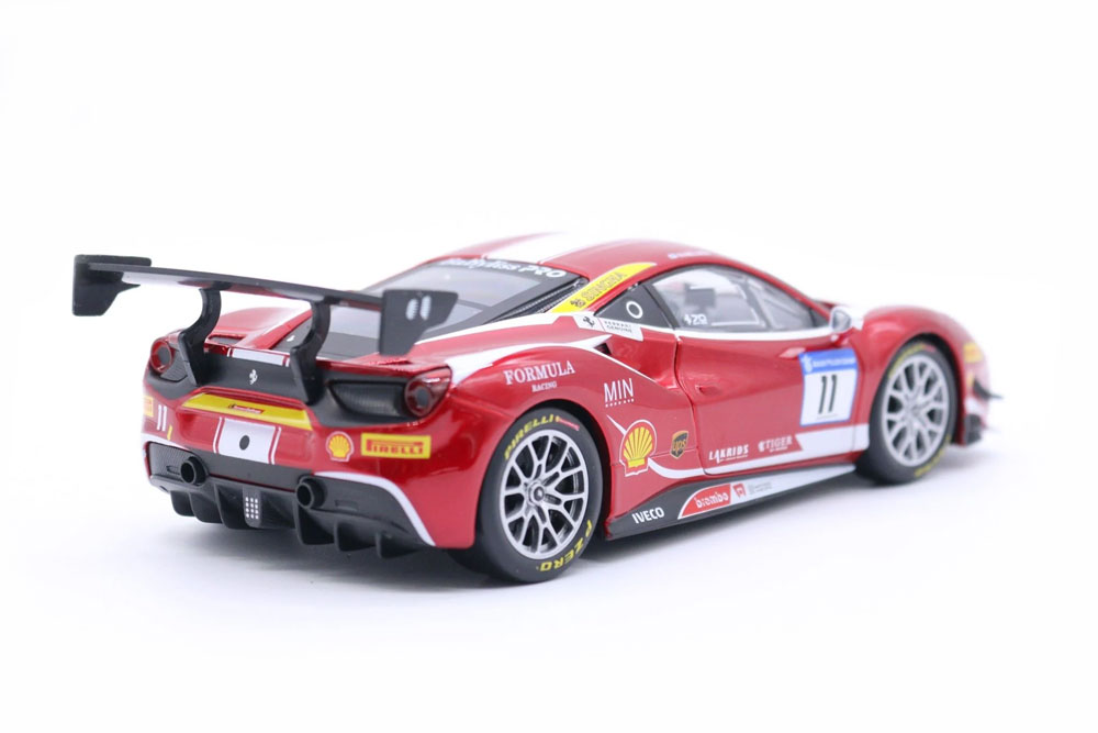 Ferrari 488 Challenge 1:24 Vermelha