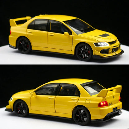 Mitsubishi Lancer Evolution - Miniatura 1:32 com Som e Luz