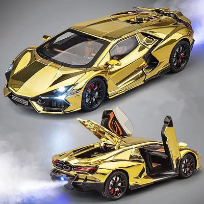 Lamborghini Revuelto 1:24 com Escapamento em Spray