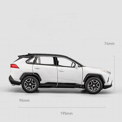 Toyota RAV4 – Miniatura 1:22 com Luzes e Sons
