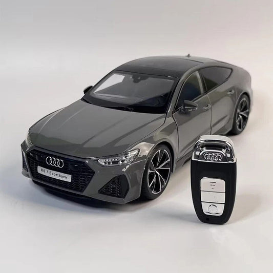 Audi RS7 Sportback com Chave Remota em Escala 1:18