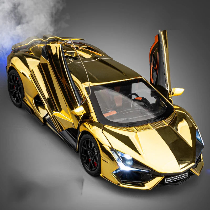 Lamborghini Revuelto 1:24 com Escapamento em Spray