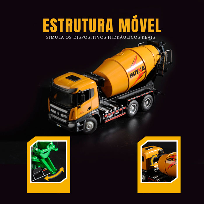 Miniatura de Betoneira HUINA (Escala 1:50)
