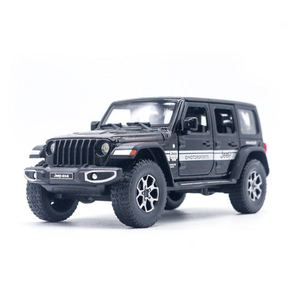 Miniatura de Jeep Wrangler Rubicon 4x4 em Escala 1:22