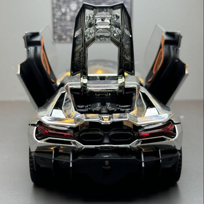 Lamborghini Revuelto 1:24 com Escapamento em Spray