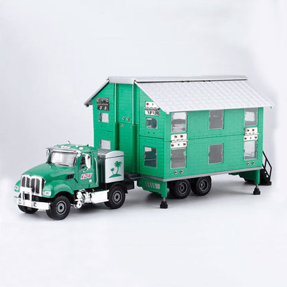 Miniatura Caminhão-Casa Transformável KDW (Die-cast)